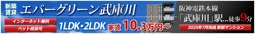 新築「エバーグリーン武庫川」