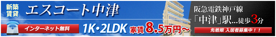 新築「エスコート中津」